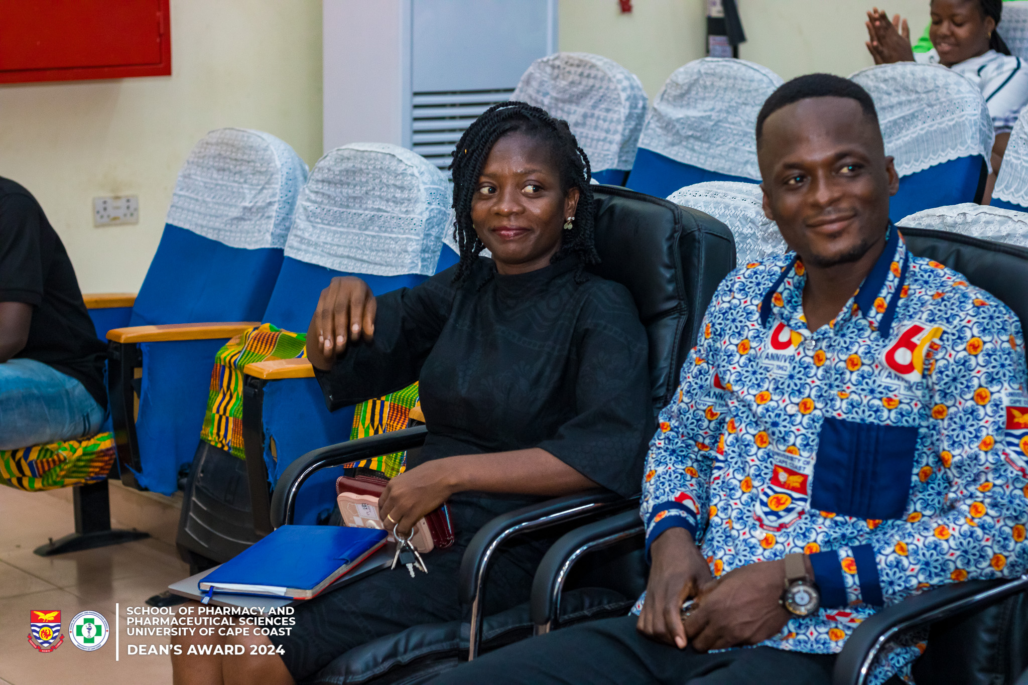 Mrs Esther Nimo (Faculty Officer SoPPS) and Dr. Isaac Tabiri Henneh