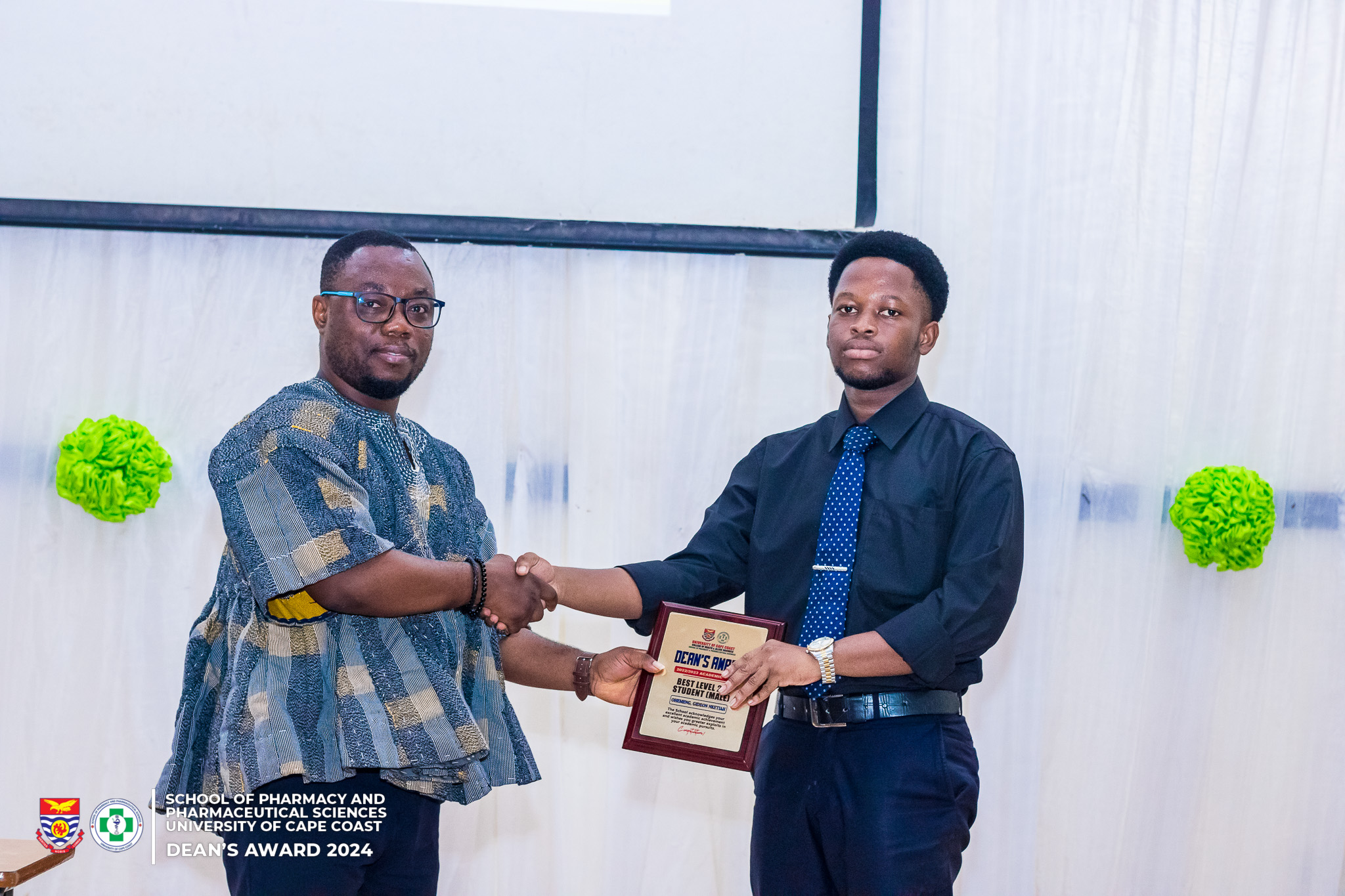 Ohemeng Gideon Nketiah (Best male & overall best PharmD UCC 2nd year student)