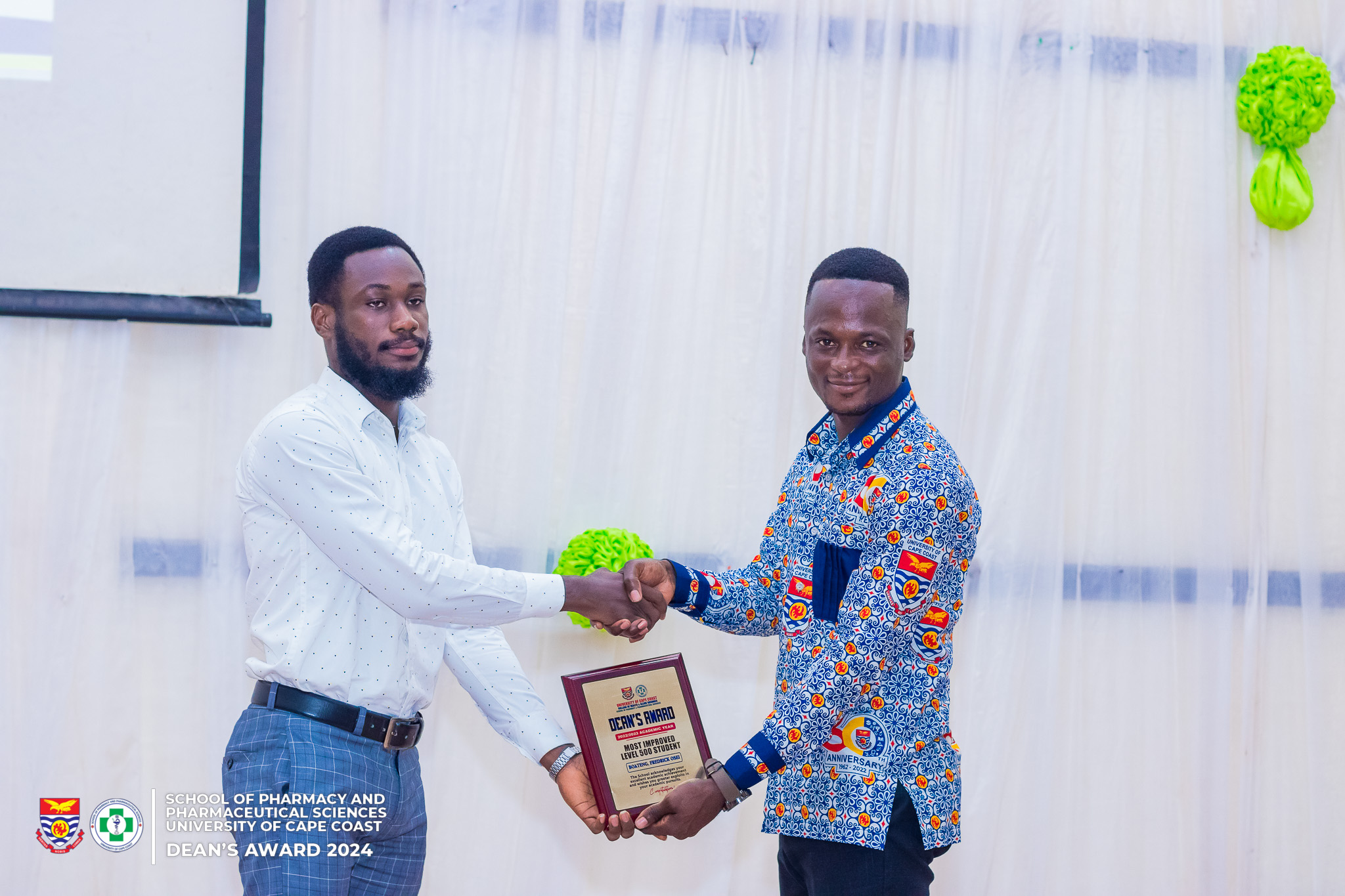 Boateng Fredrick Osei (Most Improved PharmD UCC 5th year student)