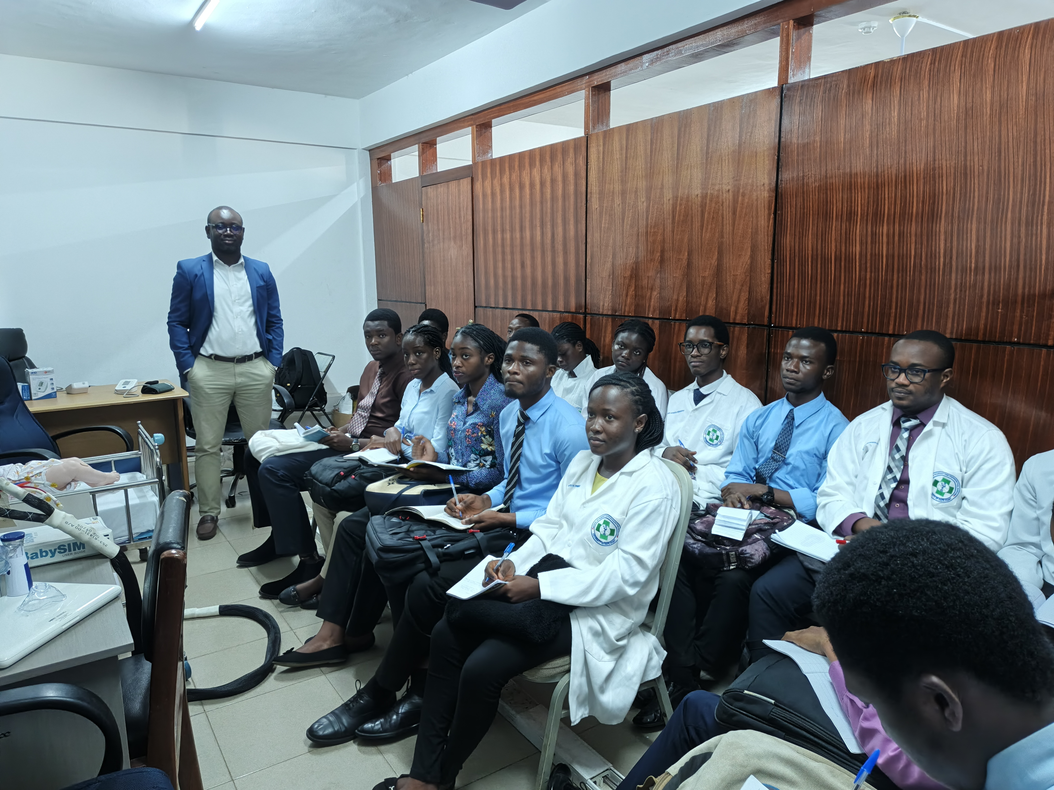 Dean: Prof Ernest Obese at the SOPPS Skills Lab