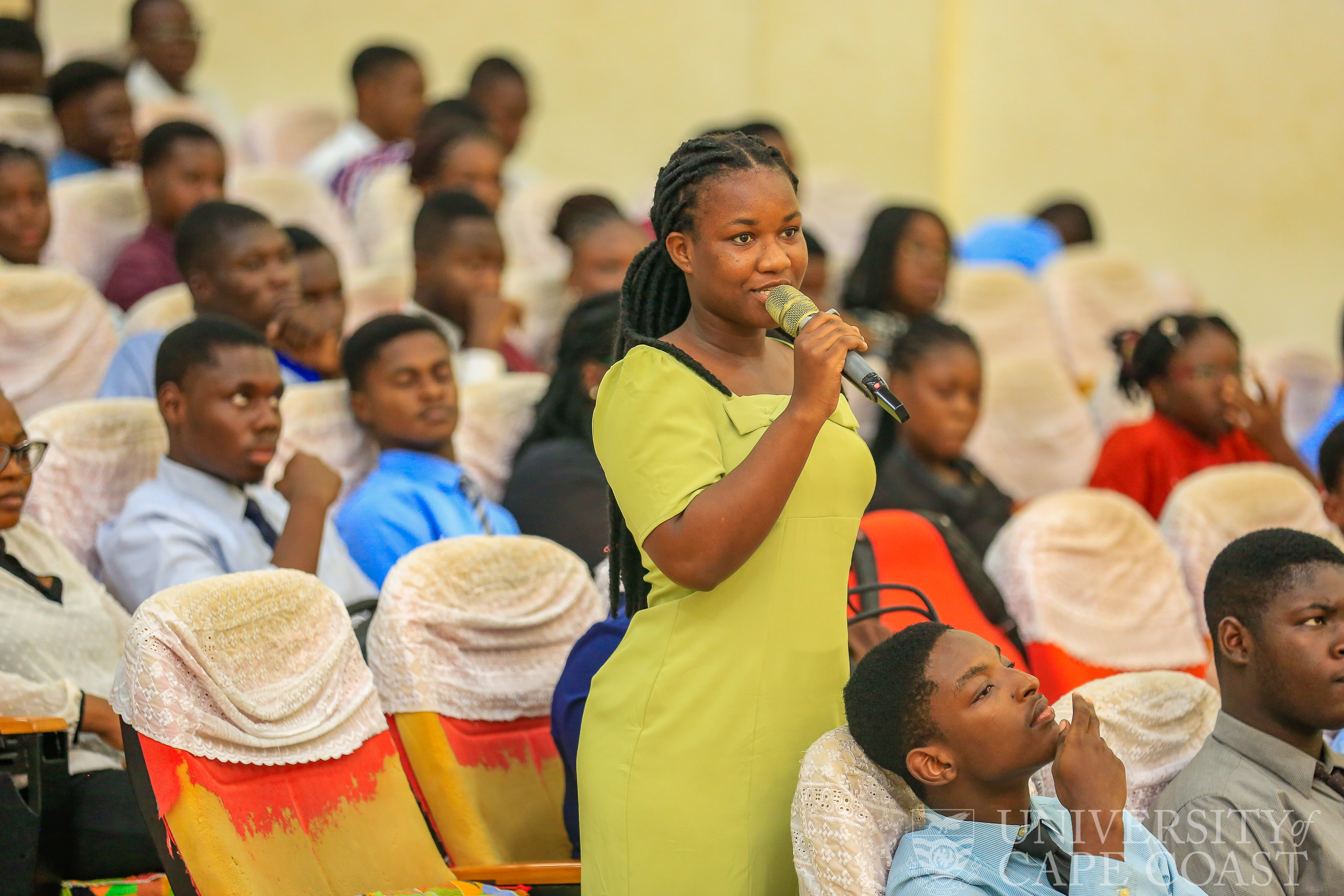 Ms Grace Arthur, Pharm D 2026 Student at Orientation programme