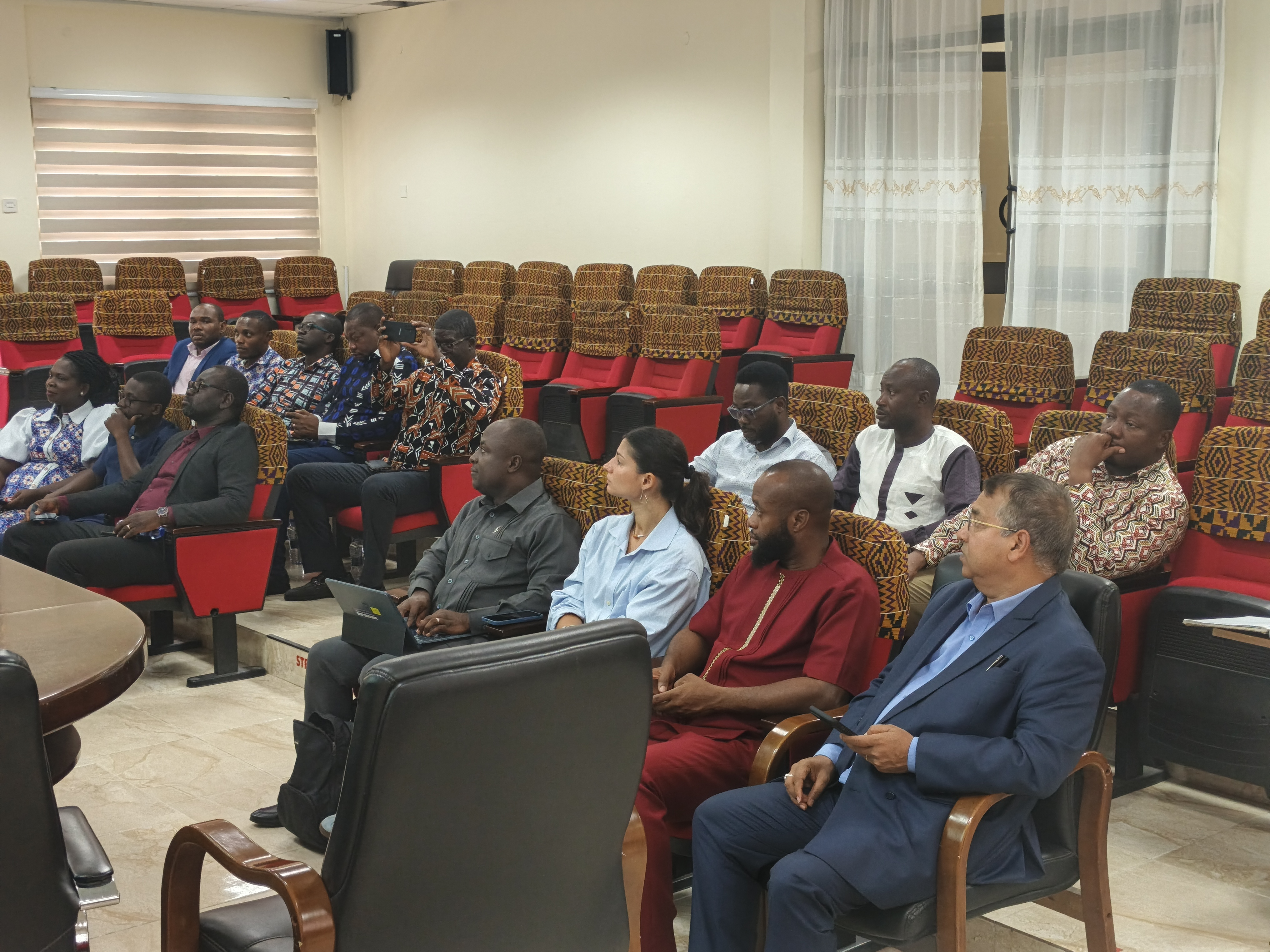 strategic engagement with key institutions, including the National Vaccine Institute, German Corporation for International Cooperation (GIZ), Centre for Plant Medicine Research (CPMR), Forestry Commission of Ghana, and Atlantic Life Sciences