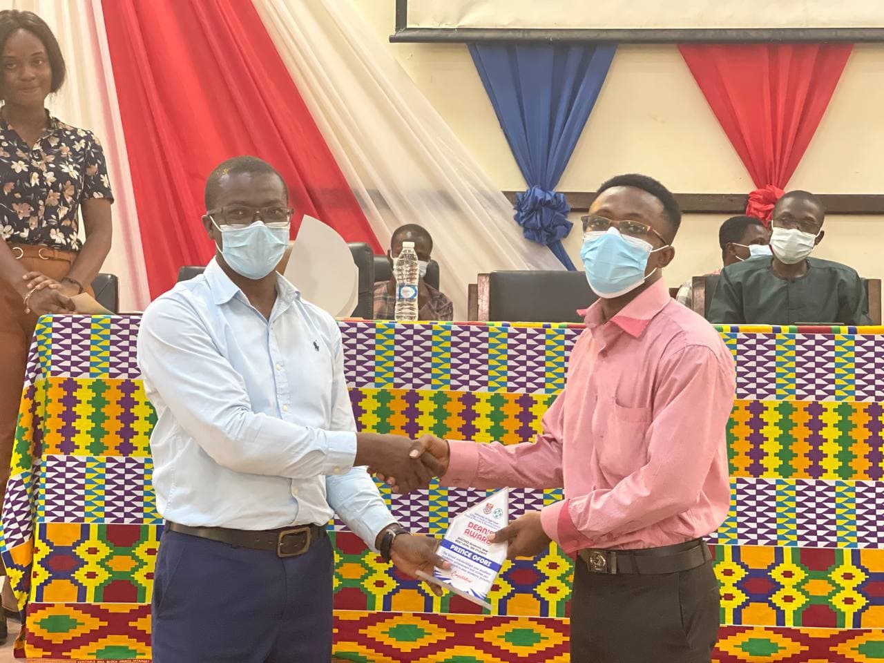 Level 300 Best Student (Mr Prince Ofori ) by Dr Robert Peter Biney