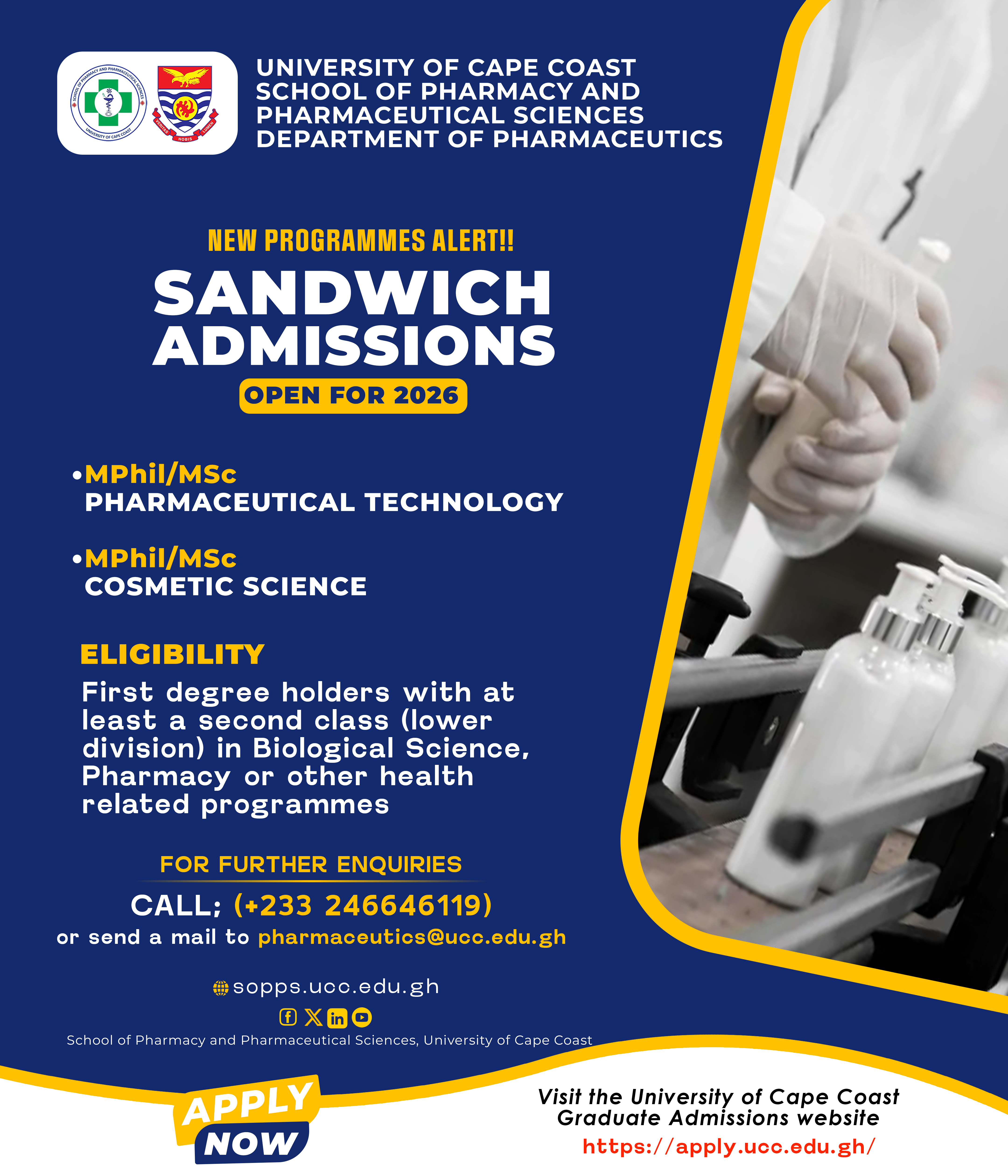 SoPPS Postgraduate Admissions Flyer
