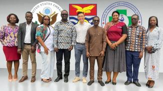 SOPPS Executives in Group picture with the US Embassy Public Diplomacy Team