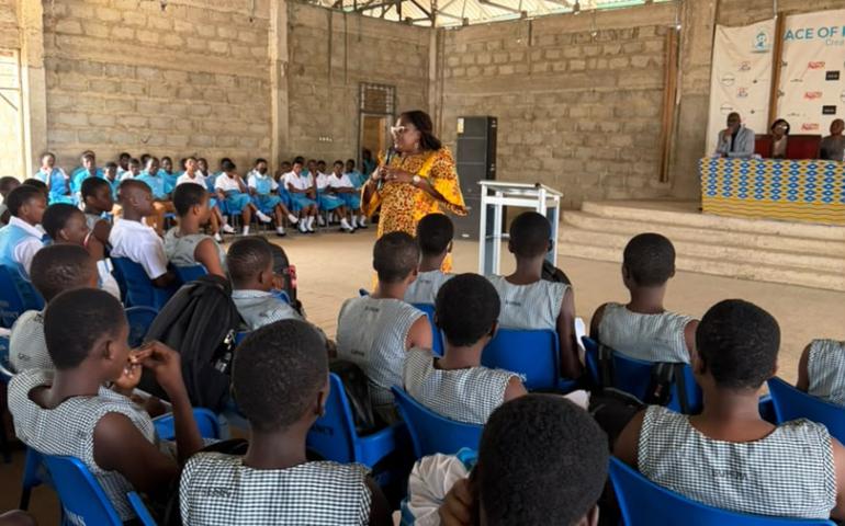 Prof. Dorcas Obiri-Yeboah presenting